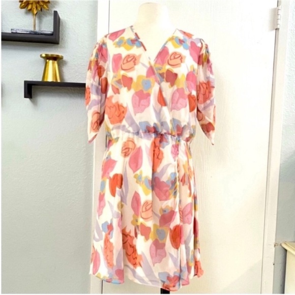 Ted Baker Dresses & Skirts - Ted Baker Juleah Pastel Floral Mini Dress Sz 4 US 10